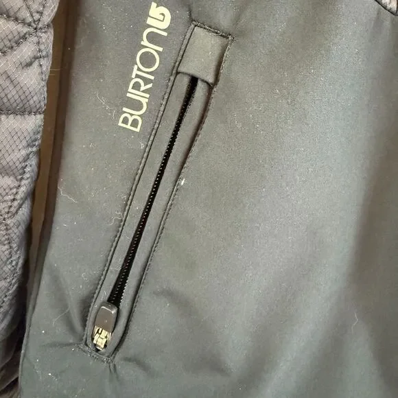 BURTON WOMENS Jacket QUILTED Softshell Full Zip Ski Outdoor Hike Size XS - Picture 2 of 13